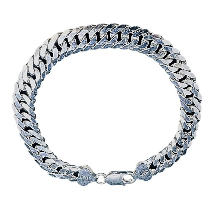 دستبند نقره مردانه کد glsr-620