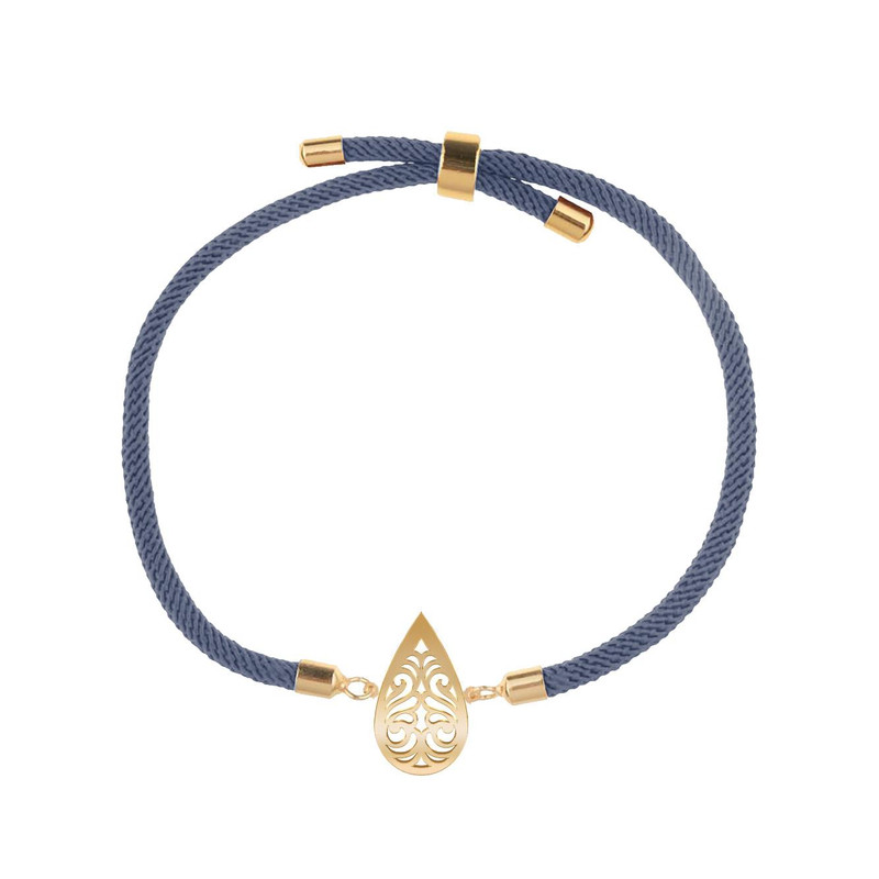 دستبند طلا 18 عیار زنانه مدوپد مدل اسلیمی کد D12-10680