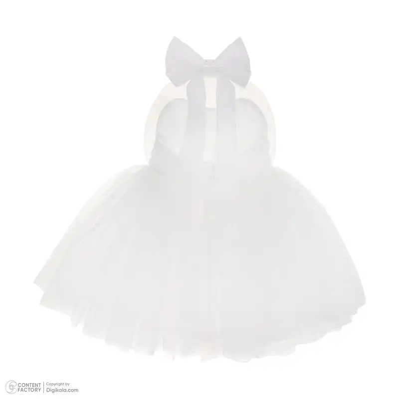 پیراهن دخترانه تیتیش مدل 2471576 رنگ سفید