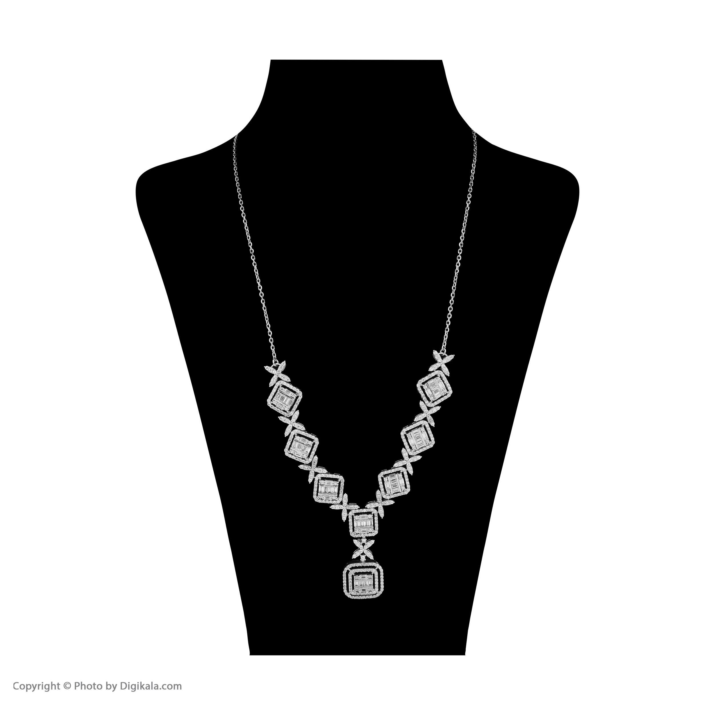 نیم ست نقره زنانه مدل SNR-RRR003