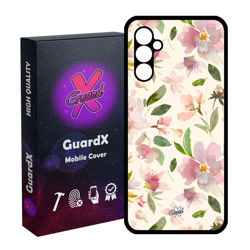 کاور گارد ایکس طرح گل مدل Glass10579 مناسب برای گوشی موبایل سامسونگ Galaxy A24/A24 4G/M34 5G