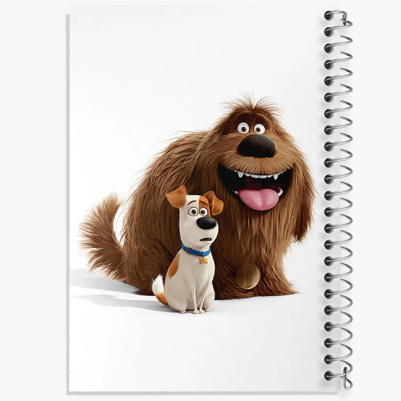 دفتر مشق 100 برگ خندالو طرح زندگی پنهان حیوانات خانگی کد F2077