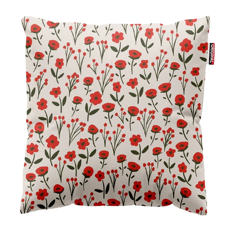  کوسن پاد آفرین طرح گل کد 2512 سایز 30*30 سانتی متر