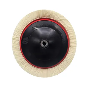 پد پولیش پوست بره مدل گوریلا کد YP-180MM مجموعه 2 عددی