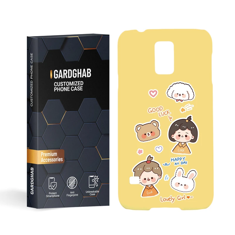    کاور گارد قاب مدل دخترانه مناسب برای گوشی موبایل سامسونگ galaxy s5