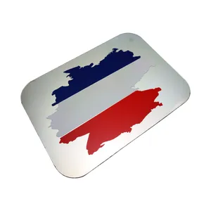 برچسب درب باک خودرو طرح پرچم فرانسه مدل LAZER مناسب برای پژو 405