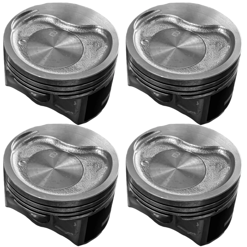 پیستون و گژن پین خودرو عظام مدل STD مناسب برای تیبا ، کوییک ، اطلس ، بسته 4 عددی