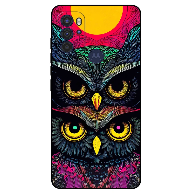 کاور مگافون طرح جغد مدل 1904 مناسب برای گوشی موبایل موتورولا Moto G60S