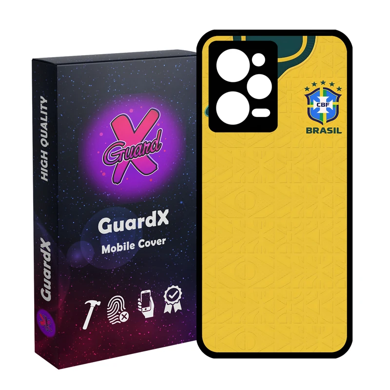 کاور گارد ایکس طرح برزیل مدل 10968 مناسب برای گوشی موبایل شیائومی Redmi Note 12 Pro 5G/Poco X5 Pro 5G/Note 12 Pro Speed
