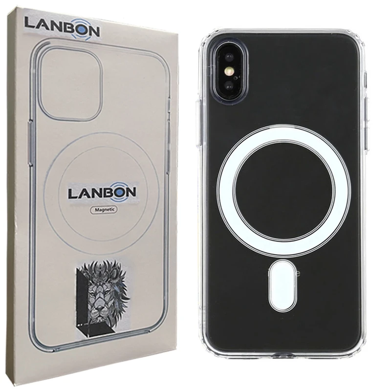 کاور لانبن مدل مگ سیف مناسب برای گوشی موبایل اپل iPhone X/XS