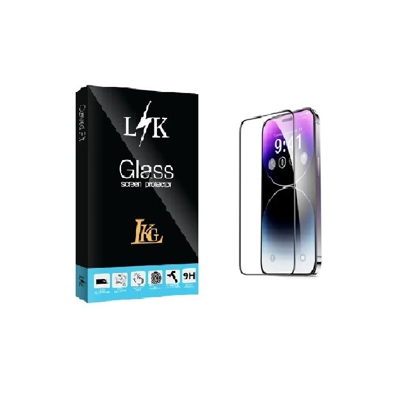 محافظ صفحه نمایش ال کا جی مدل LK FULL مناسب برای گوشی موبایل اپل iPhone 15 Pro Max
