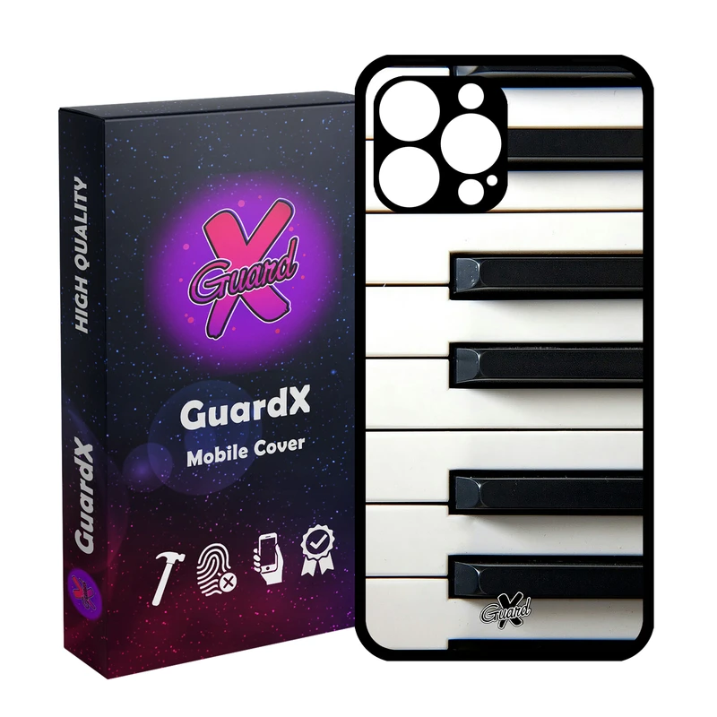 کاور گارد ایکس طرح Piano مدل Glass10101 مناسب برای گوشی موبایل اپل iPhone 12 Pro Max