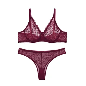 ست شورت و سوتین زنانه مدل تمام گیپور فنردار