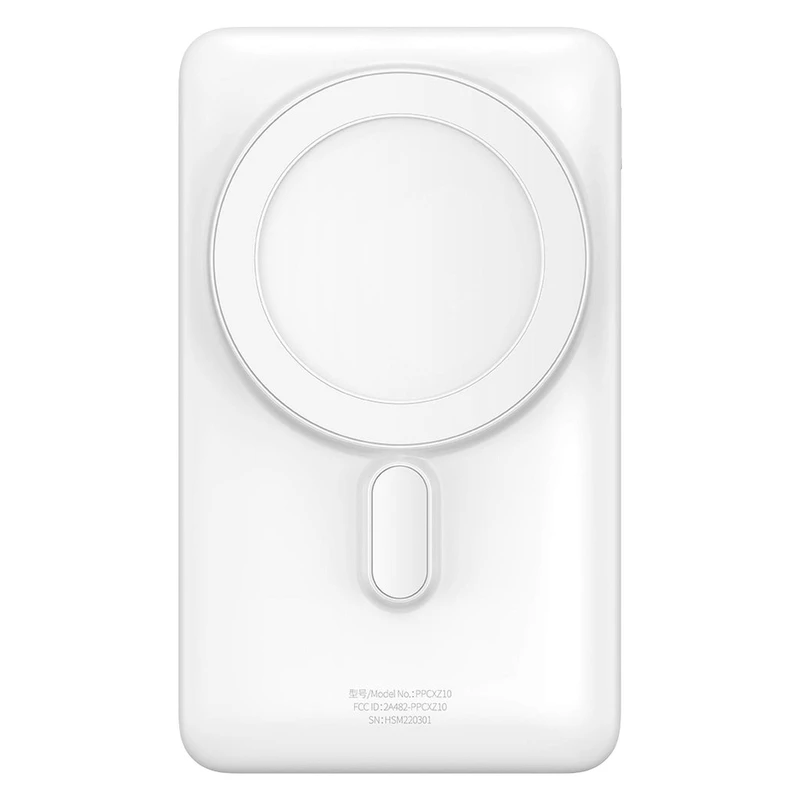 پاوربانک 20 وات بیسیم بیسوس مدل Magnetic Bracket ظرفیت 10000 میلی آمپر ساعت