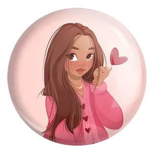 پیکسل خندالو طرح دخترانه کد 25658 مدل بزرگ