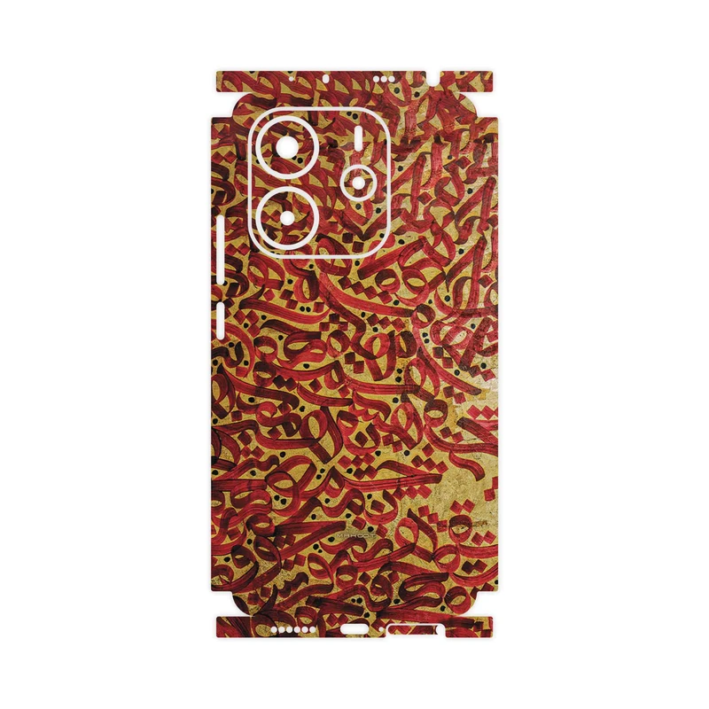 برچسب پوششی ماهوت مدل Nastaliq_6-FullSkin مناسب برای گوشی موبایل شیائومی Redmi Note 14 4G