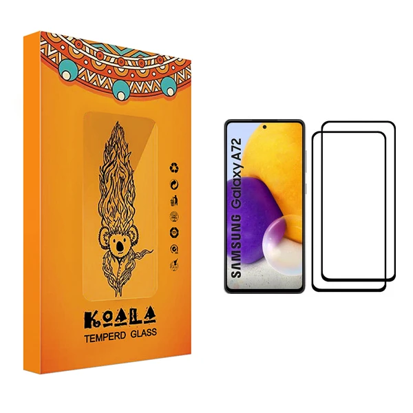 محافظ صفحه نمایش کوآلا مدل Fade مناسب برای گوشی موبایل سامسونگ Galaxy A72 بسته دو عددی