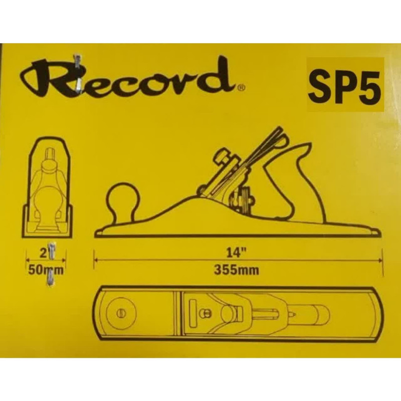 رنده دستی نجاری رکورد مدل SP5