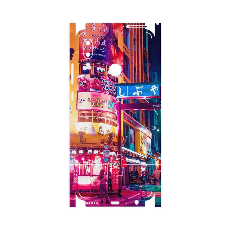 برچسب پوششی ماهوت مدل Tokyo City-FullSkin مناسب برای گوشی موبایل هوآوی P Smart 2019