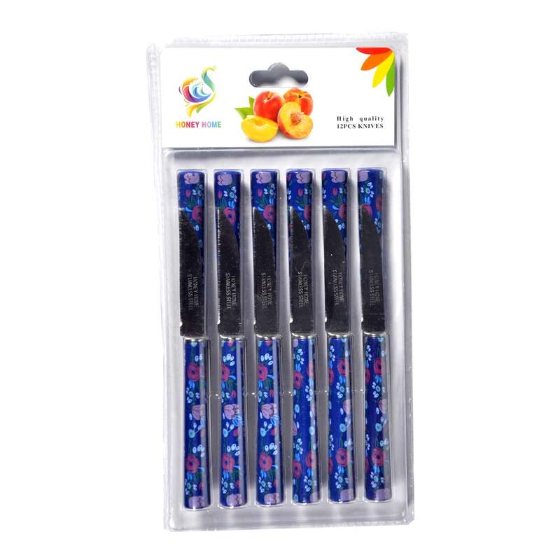 کارد میوه خوری مدل KH 10 بسته 12 عددی
