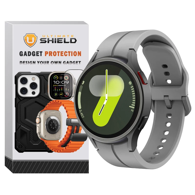 بند آلتیمیت شیلد مدل Silic ORG UL مناسب برای ساعت هوشمند سامسونگ Galaxy Watch 4/5/6/7/FE سایز 40/43/44/46/47 میلی متری