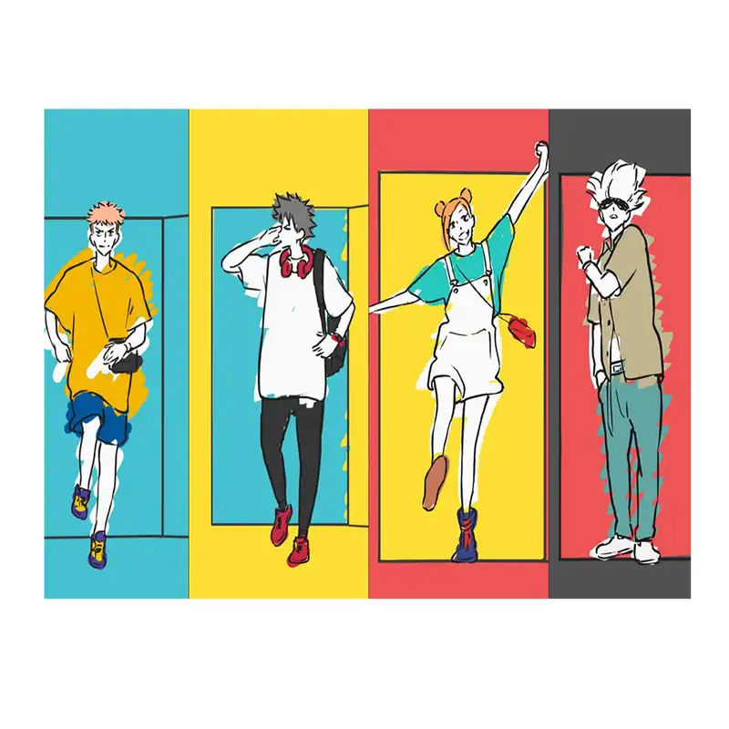 پوستر طرح انیمه جوجوتسو کایسن کد pj6