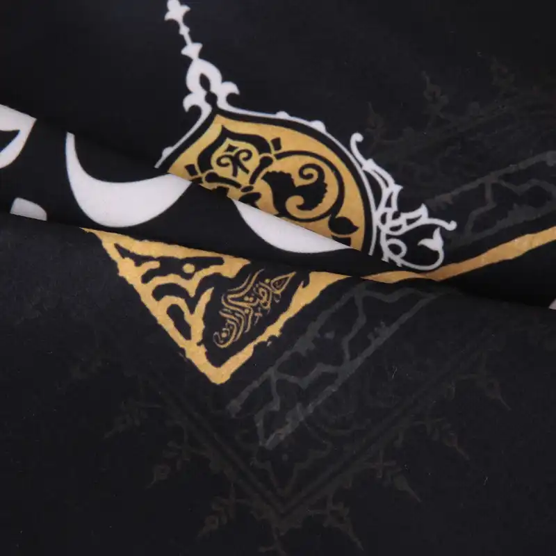 پرچم خدمتگزاران مدل کتیبه محرم طرح چایخانه مجلس امام حسین کد 4000615