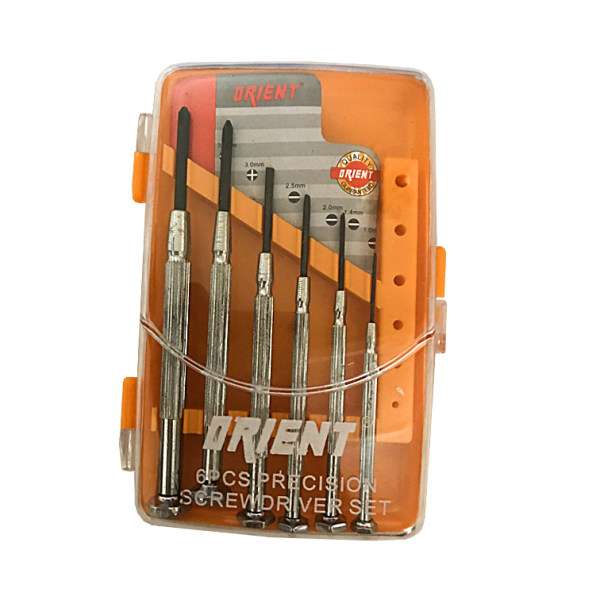 مجموعه 6 عددی پیچ گوشتی ساعتی اورینت کدSTRV0049