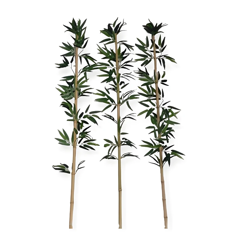 گل مصنوعی مدل شاخه بامبو خیزران مجموعه 3 عددی