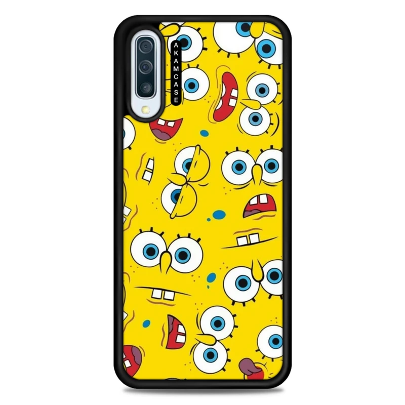 کاور آکام مدل AMC-WSGA50-SPONGE BOB5 مناسب برای گوشی موبایل سامسونگ Galaxy A50