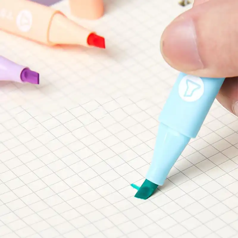 ماژیک علامت گذار مدل پاستلی کد 639 بسته 6 عددی