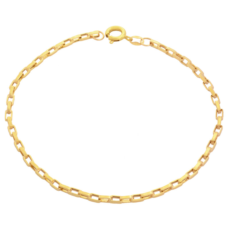 دستبند طلا 18 عیار زنانه الن نار مدل آجري کد ELN21
