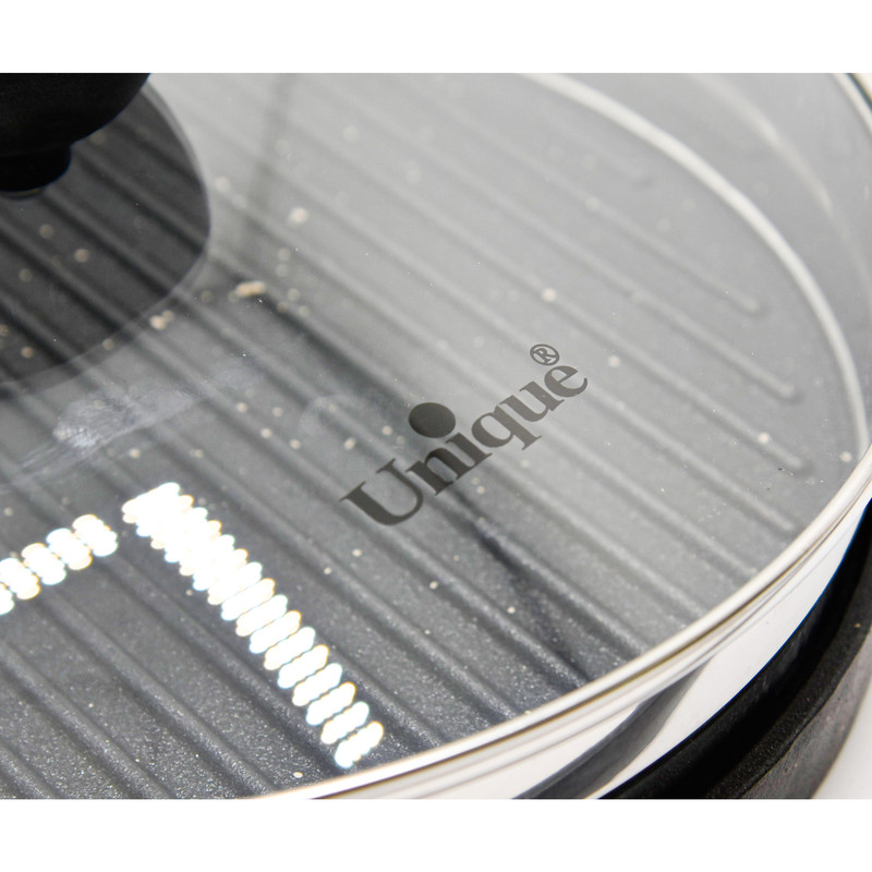 تابه گریل یونیک مدل گرد کد 6007 سایز 28