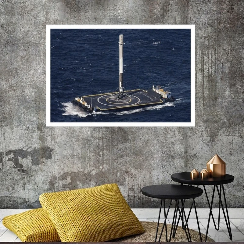 تابلو بکلیت طرح فضاپیما Crs 8 Water مدل قاب شاسی W-s8330