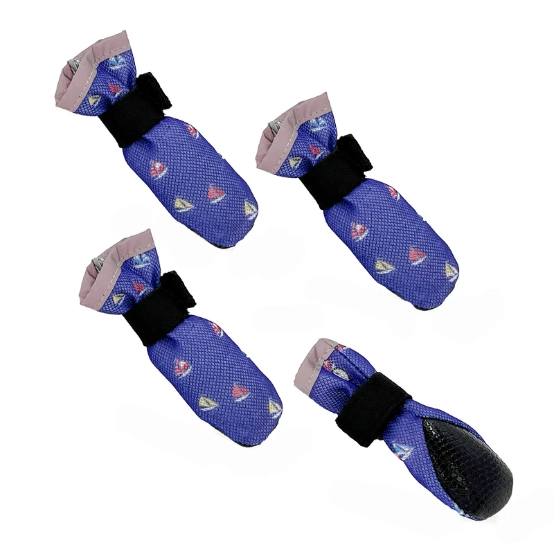 پاپوش سگ تادو طرح تنفسی  کد PT107 سایز2  بسته 4 عددی