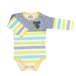 بادی آستین بلند نوزادی مدل کوالا