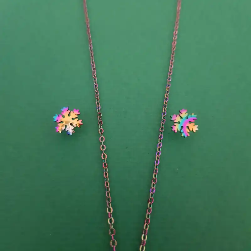 نیم ست زنانه مدل برف