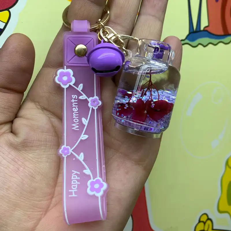 جاکلیدی مدل آکواریومی سیلیکونی طرح کپسول گاز