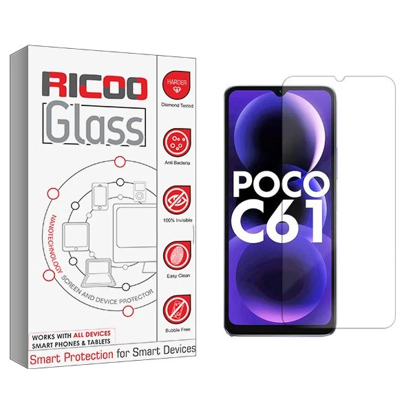 محافظ صفحه نمایش ریکو مدل RiC2 مناسب برای گوشی موبایل شیائومی Poco C61