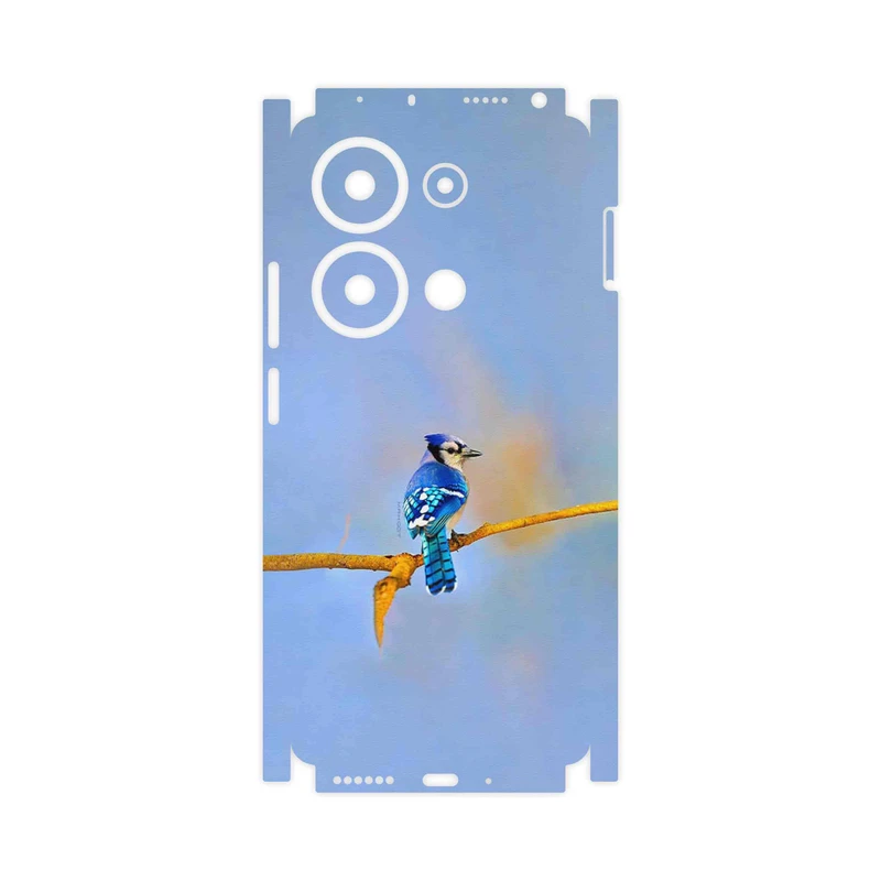 برچسب پوششی ماهوت مدل Cyanocitta cristata-FullSkin مناسب برای گوشی موبایل شیائومی Redmi Note 13 Pro 4G