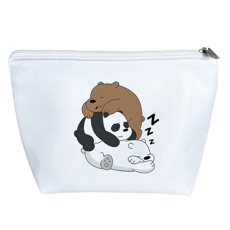 کیف لوازم آرایش دخترانه خندالو مدل سه خرس کله پوک کد 811