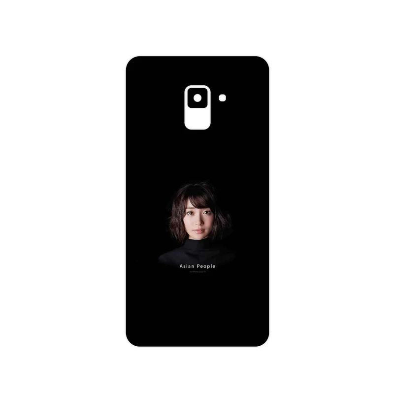 برچسب پوششی ماهوت مدل Portrait of an Asian Woman مناسب برای گوشی موبایل سامسونگ Galaxy A8 Plus 2018