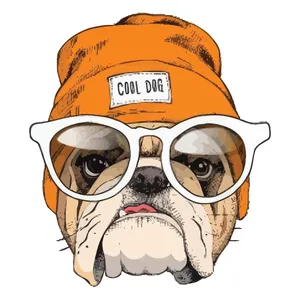 استیکر لپ تاپ پویا مارکت طرح بولداگ کد 3561