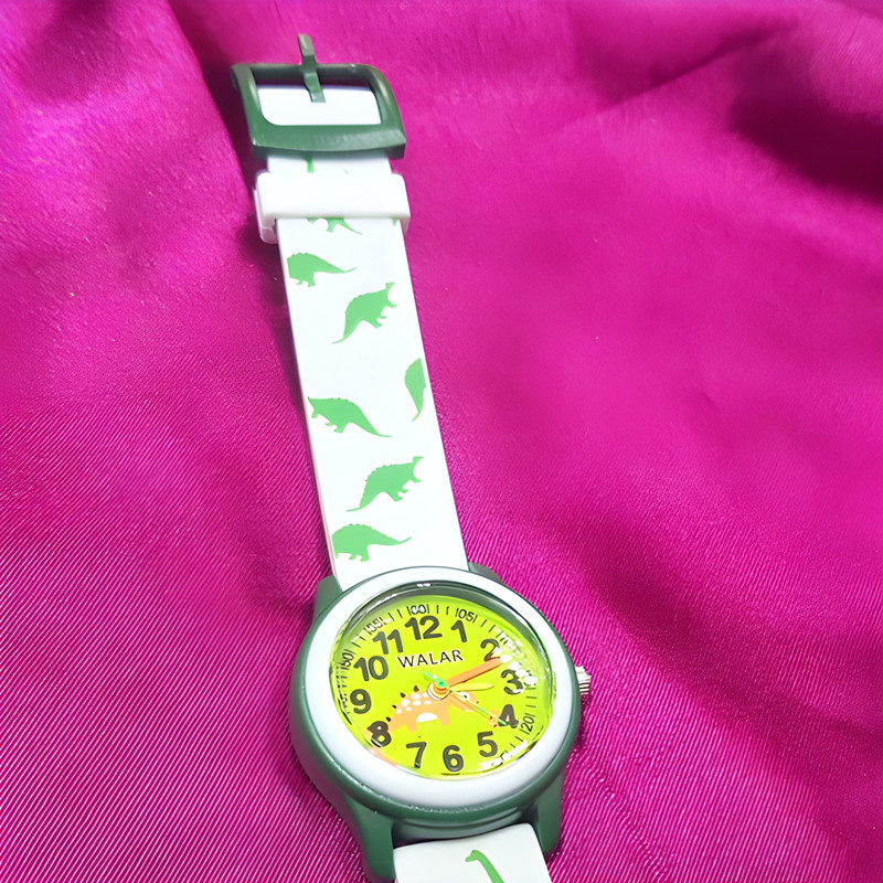 ساعت مچی عقربه ای بچگانه والار مدل دایناسور
