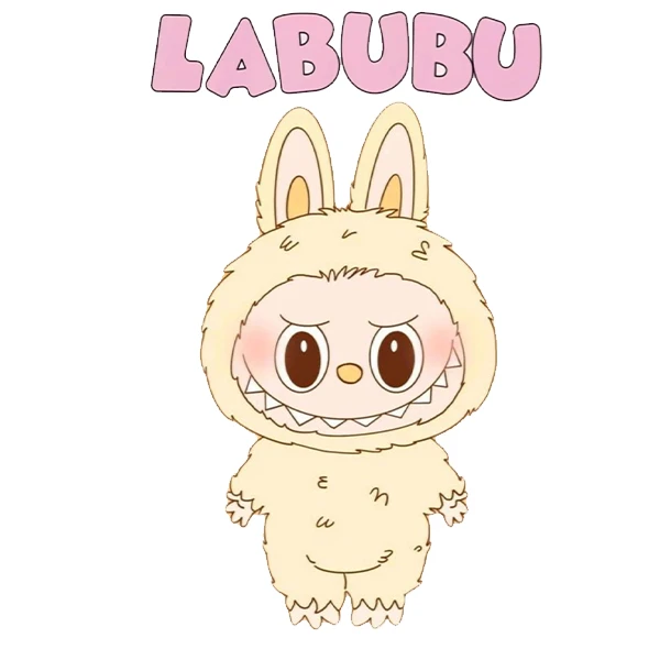 استیکر پارچه و لباس پاد آفرین طرح لبوبو کد 168