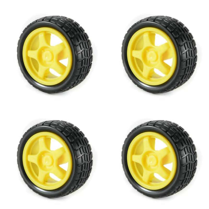 چرخ ربات مدل 03A بسته 4 عددی