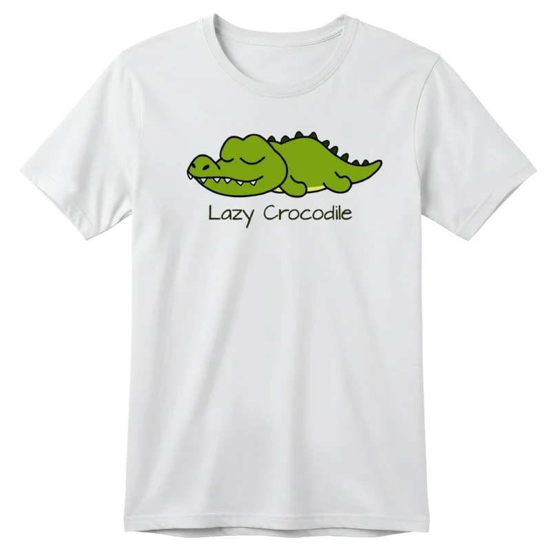 تی‌شرت آستین کوتاه بچگانه مدل تمساح کد v5 