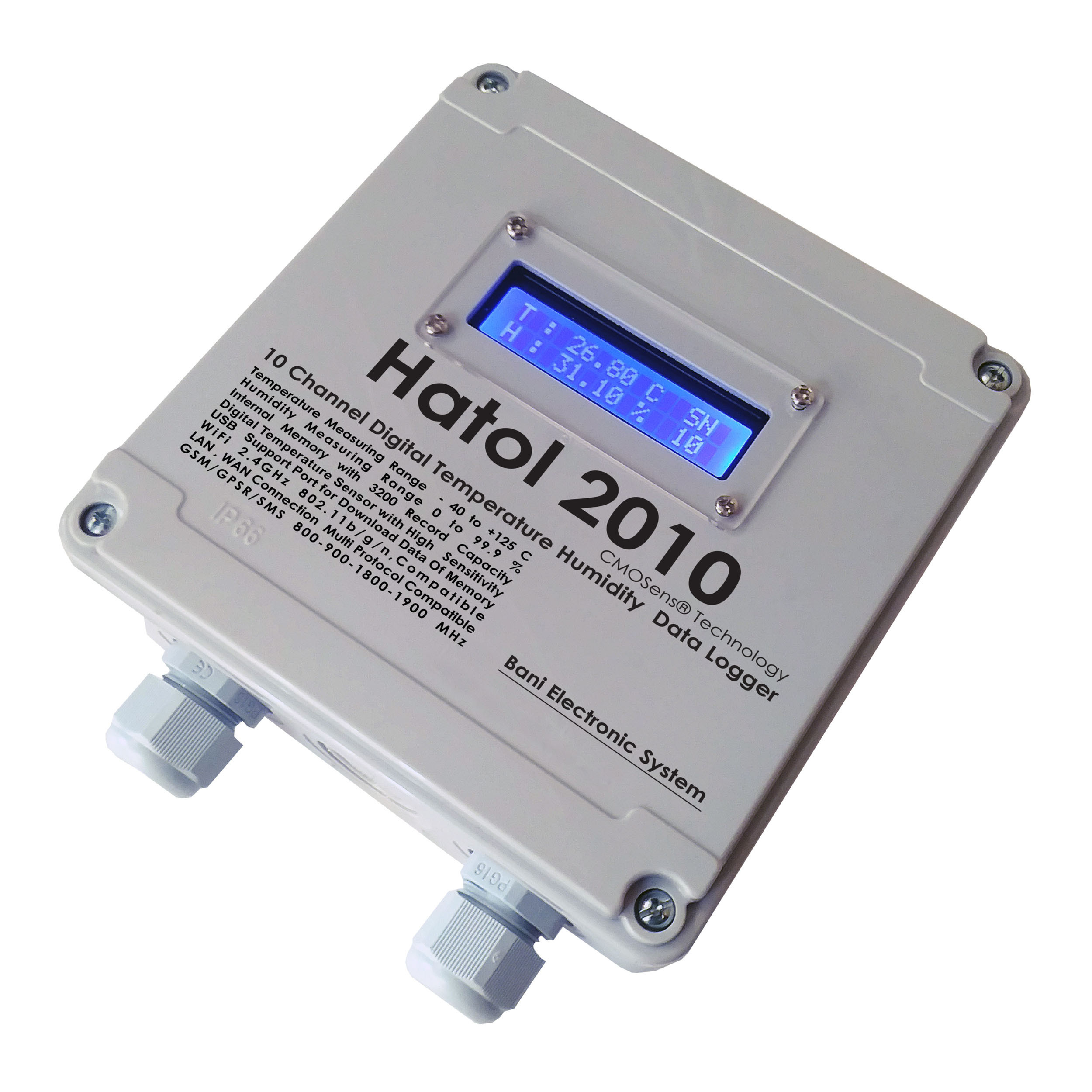 دیتالاگر دما و رطوبت هاتول مدل 2010