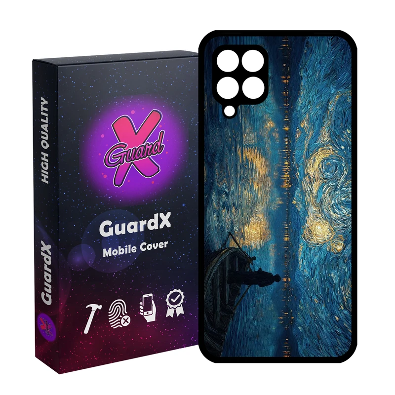 کاور گارد ایکس طرح قایق ونگوگ مدل 10908 مناسب برای گوشی موبایل سامسونگ Galaxy A12/M12/F12