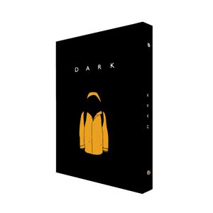  دفتر کلاسوری 100 برگ پدیده نقش مدل فیلم و سریال طرح دارک Dark کد 02